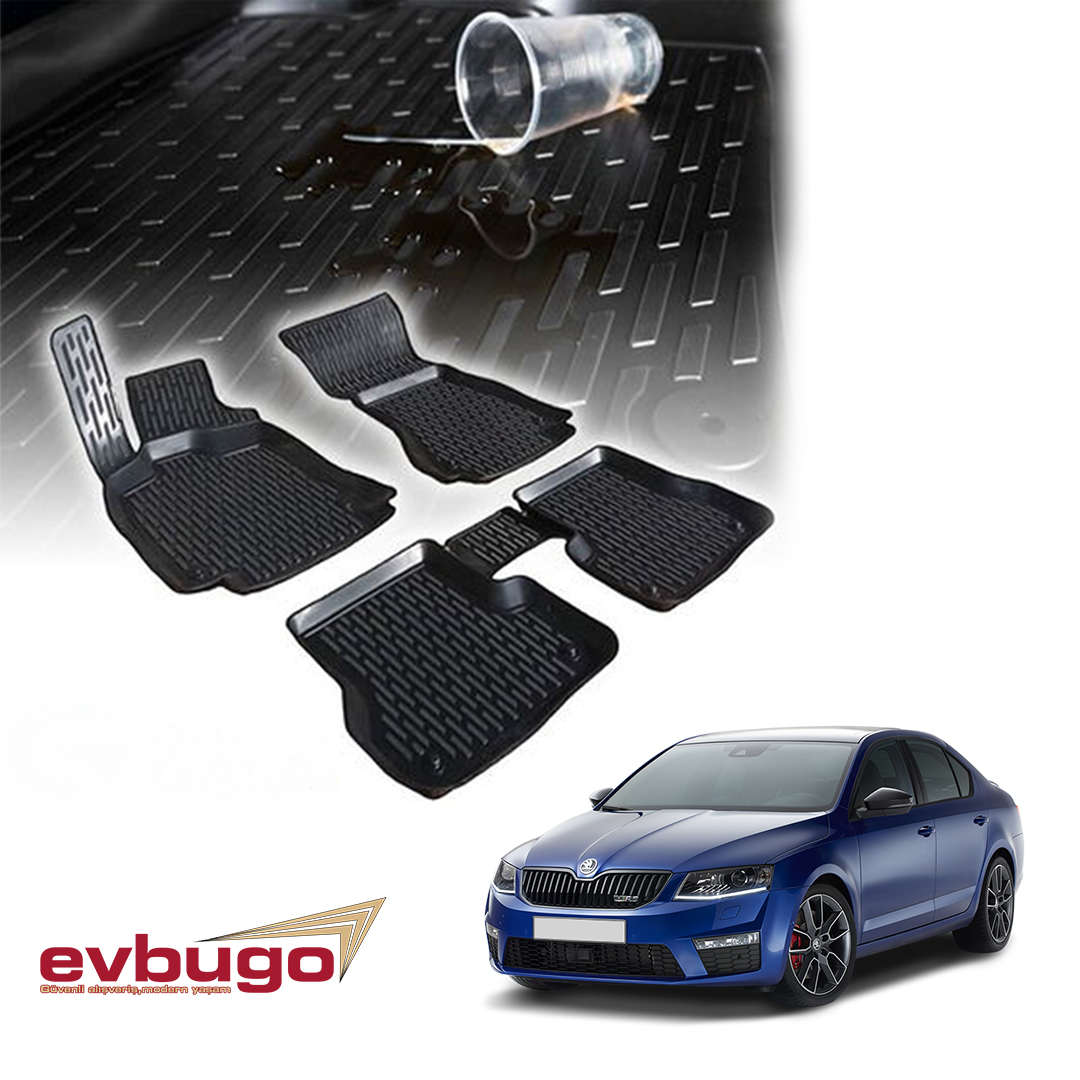 3D PASPAS SİYAH SKODA OCTAVIA III 2020+